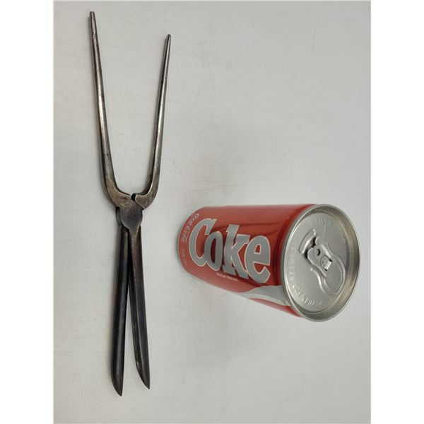 Antique Marcel Acier Curling Iron Tongs