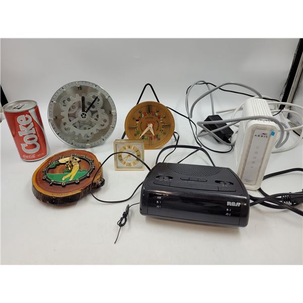 Clock and Arris Surfboard Lot