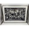 Image 1 : Framed 1995 Canucks "Building the Dream" Print - 29" x 21"