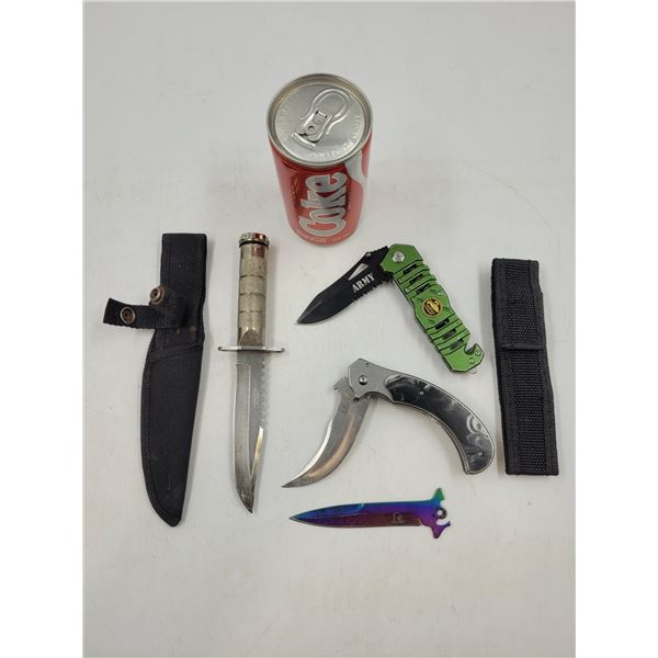 Stainless Steel Knife Lot