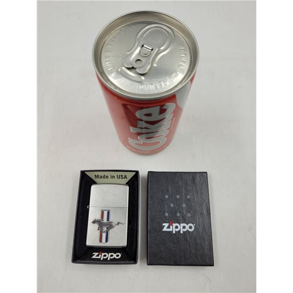 Ford Mustang Logo Zippo Lighter