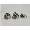 Image 2 : Lot of 3 Men's Rings