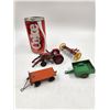 Image 1 : Dinky Toys Diecast Tractor and Wagons Made in England