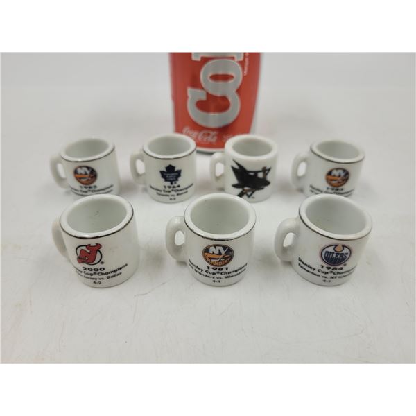 Vintage Miniature NHL Cups