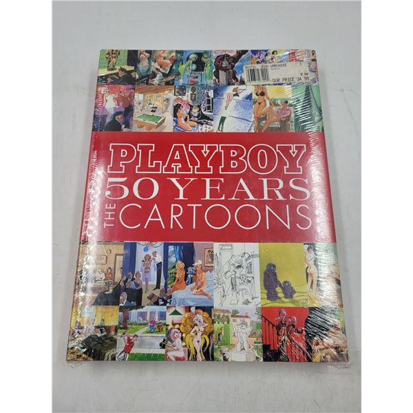 Sealed Playboy 50 Years: The Cartoons Hardcover Book