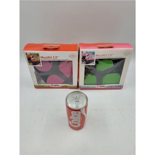 2 MealKit 2.0's for Preparing and Eating Outdoors