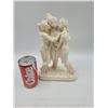 Image 1 : Signed Hand-sculpted 3 Graces Statuette Made in Italy