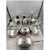 Image 1 : Stainless Steel Pots and Pans