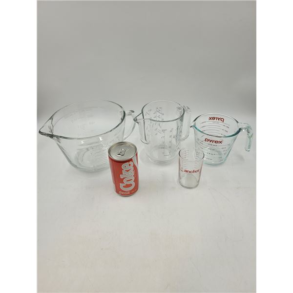 Pyrex and Anchor Hocking Measuring Cups
