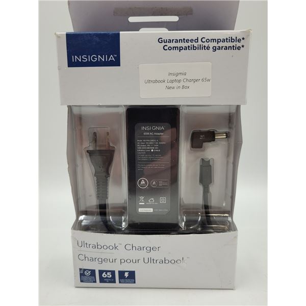 New Insignia Ultrabook Laptop Charger 65W