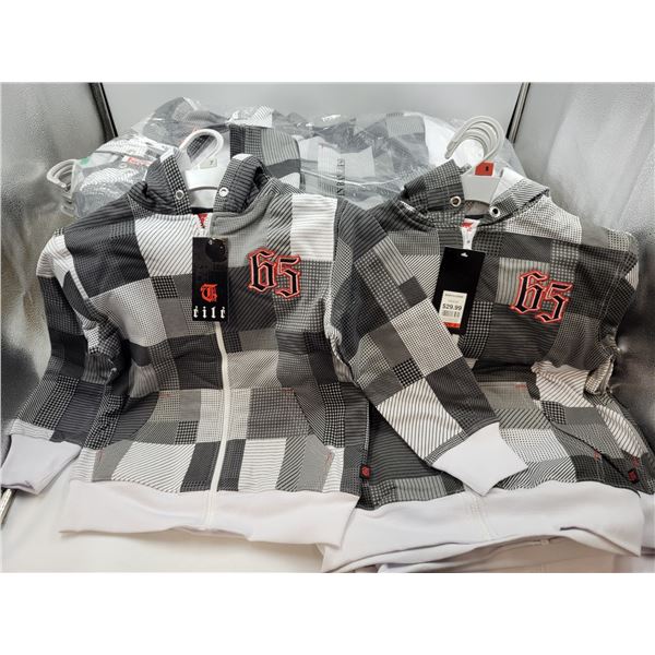 2 Cases of Tilt 65 Children's Zip Up Hoodies