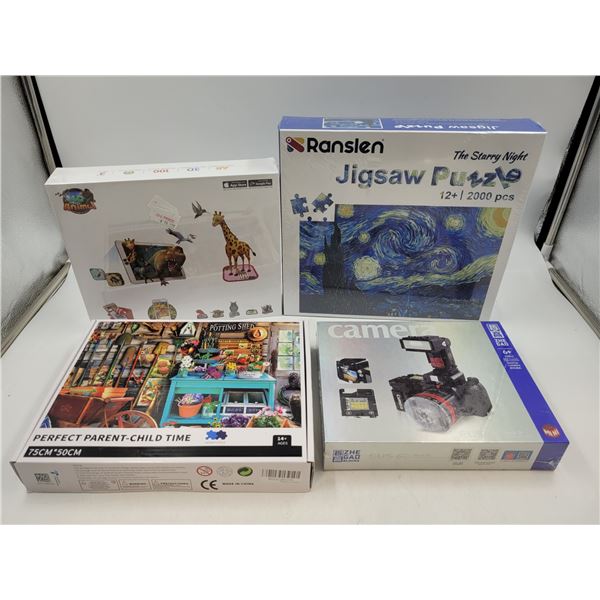 Puzzle, Block, and 4D Game Lot
