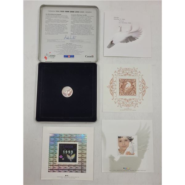 The Official Millennium Keepsake Coin and Stamp
