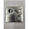 Image 2 : Sterling Silver Canadian 50 Cent Piece Commemorating Donald Curley