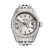 Image 2 : Rolex Ladies Stainless Steel Silver Index Date Wristwatch With Rolex Box