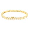 Image 2 : 10.91 ctw Diamond Tennis Bracelet - 14KT Yellow Gold