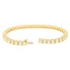 Image 4 : 10.91 ctw Diamond Tennis Bracelet - 14KT Yellow Gold