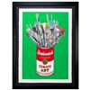 Image 1 : Tomato Pop (Green) by Mr Brainwash