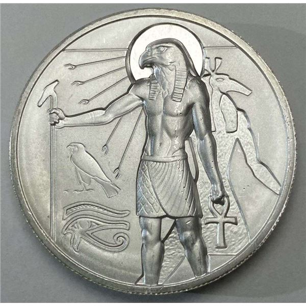 Egyptian Gods Series #7 Horus 2 ozt .999 Silver