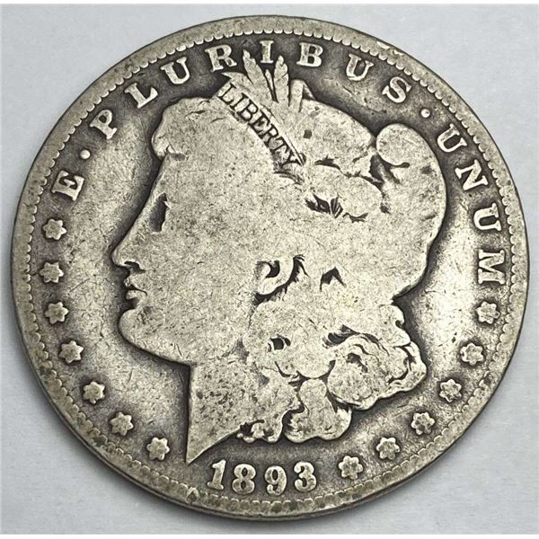 1893-O Morgan Silver Dollar Good