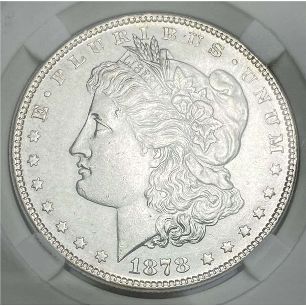 1878 7/8TF Morgan Silver Dollar MS63