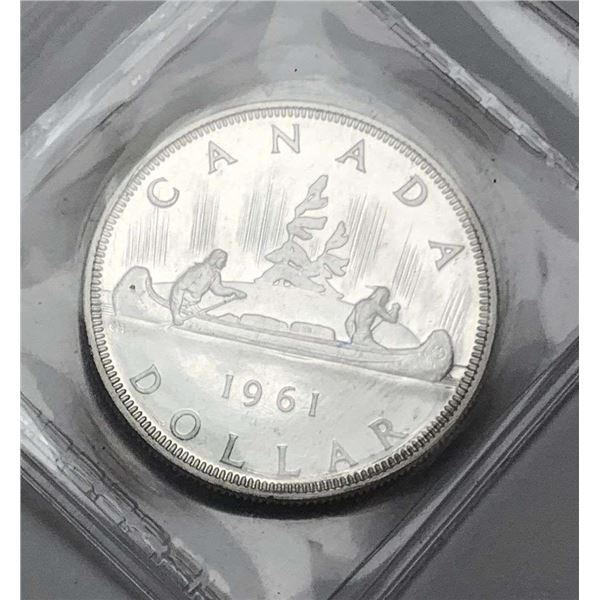 1961 Canada Silver Dollar PL65