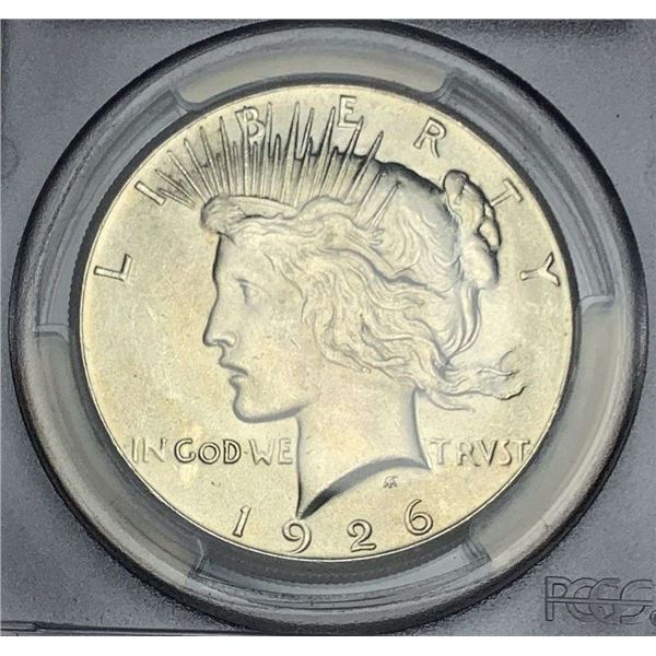 1926 Peace Silver Dollar PCGS MS64