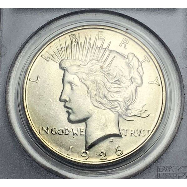 1926-D Peace Silver Dollar PCGS MS64