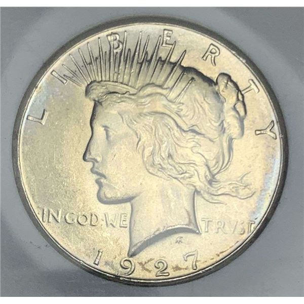 1927 Peace Silver Dollar NGC MS64