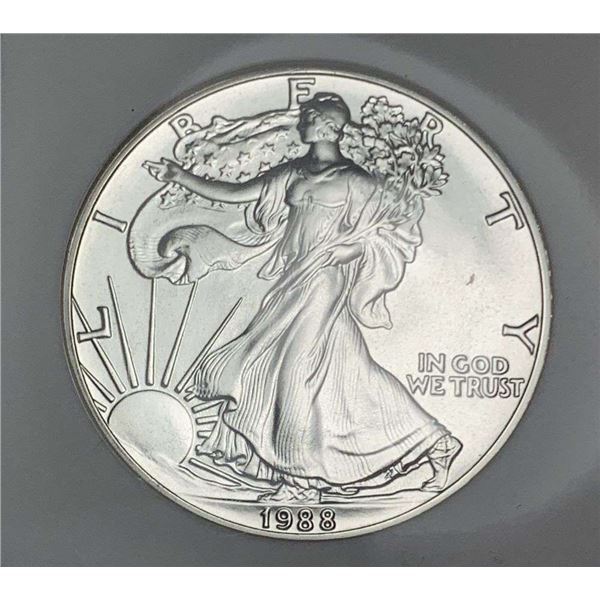 1988 American Silver Eagle NGC MS69