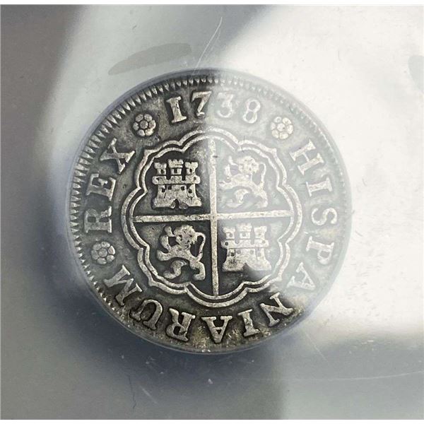 1738-M,JF Spain 1 Reales ANACS VF30