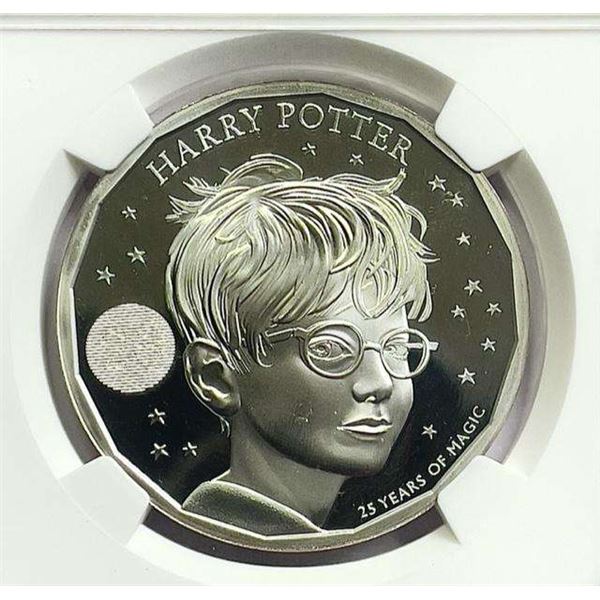 2022 Great Britain Harry Potter "Philosopher's Stone" 1 ozt Silver NGC PF69 Ultra Cameo