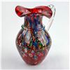 Image 4 : LARGE MURANO MILLEFIORI ART GLASS PITCHER - ITALY