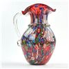 Image 9 : LARGE MURANO MILLEFIORI ART GLASS PITCHER - ITALY