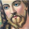 Image 3 : FRAMED VINTAGE HOLY HEART OF JESUS LITHOGRAPH