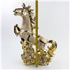 Image 13 : VTG CERAMIC GOLD TONE HORSE SCULPTURE - 16” TALL