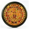Image 1 : AZTEC MAYAN MOSAIC WOOD CALENDAR SCULPTURE