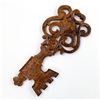 Image 2 : VTG PAIR OF HAND CARVED SKELETON KEYS WALL DECOR