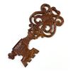 Image 3 : VTG PAIR OF HAND CARVED SKELETON KEYS WALL DECOR