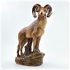 Image 2 : HAND MADE CERAMIC BIGHORN SHEEP RAM FIGURINE