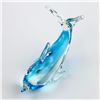 Image 3 : HAND BLOWN GLASS DOLPHIN FISH FIGURINE - BLUE