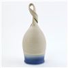 Image 2 : HAND CRAFTED STUDIO ART POTTERY WINE GLASS