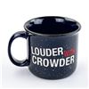 Image 1 : LOUDER WITH CROWDER - BLUE ETCHED COFFEE MUG