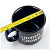 Image 6 : LOUDER WITH CROWDER - BLUE ETCHED COFFEE MUG