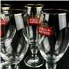 Image 2 : 4 COLLECTIBLE STELLA ARTOIS GOLD RIM BEER GLASSES