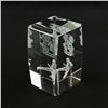 Image 2 : BRUCE LEE LASER MARTIAL ARTS CRYSTAL PAPERWEIGHT