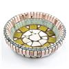 Image 2 : VINTAGE MOSAIC TILE PLANT POT DRIP TRAY SAUCER