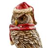 Image 3 : CHRISTMAS OWL BIRD SCULPTURE - TOUQUE & SCARF