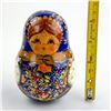 Image 8 : RUSSIAN MATRYOSHKA ROLY POLY WOBBLE DOLL CHIME