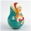 Image 4 : RUSSIAN MATRYOSHKA ROLY POLY WOBBLE DOLL CHIME